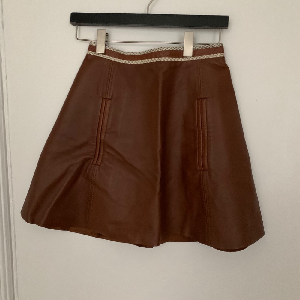 Acne Studios Leather Skirt